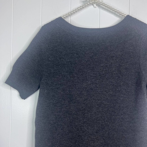 Theory Shift Knit New Steady Jenilee B Dress in Gray SZ M - Picture 9 of 10